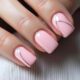 Projekt Paznokci W Kolorze Różowo Białym Nail Design Pink