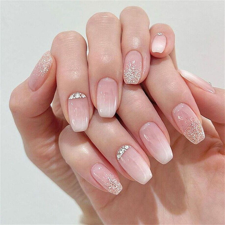 Projekt Paznokci W Kolorze Różowym Francuskim Nail Design Pink