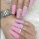 Projekt Paznokci W Kolorze Różowym I Fioletowym Nail Design Pink
